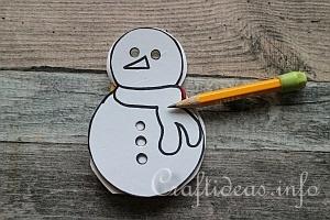 Paper Snowman Garland Tutorial 15