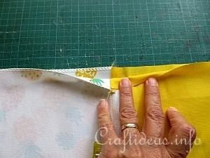 Illustrated Craft Tutorial - How to Sew a Fabric and Oilcloth ...