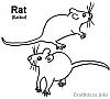 Rats Coloring Book Page 100