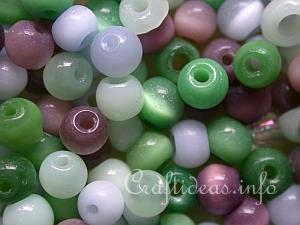 Round Opaque Glass Beads