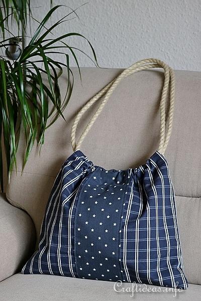 Sewing Project - Rope Bag