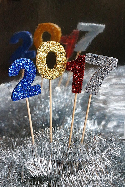 Sparkly 2017 Decoration for New Year's Eve