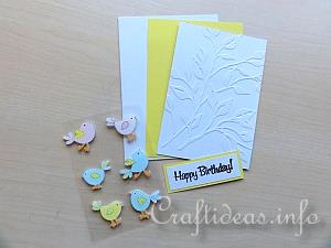 Spring Card Supplies Used