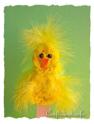 Spring and Easter Craft - Chenille Chick