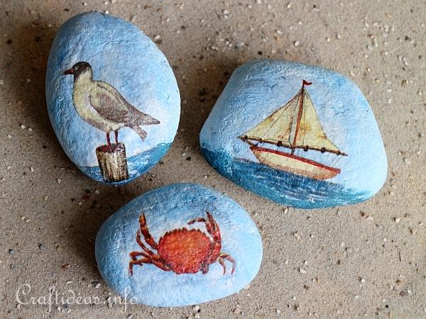 Stone Paper Weights - Maritime
