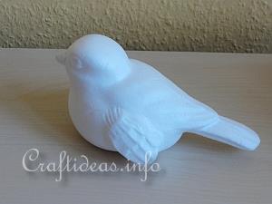 Styrofoam Bird