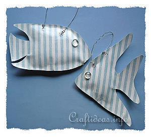 Summer Craft - Paper Craft - Faux Paper Fish 