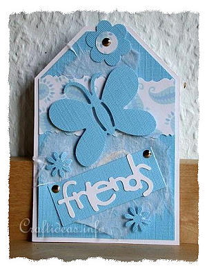 Tag Craft - Blue Friendship Tag for All Occasions 