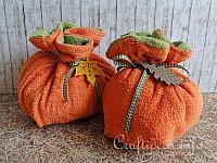 Terry Cloth Pumpkins 