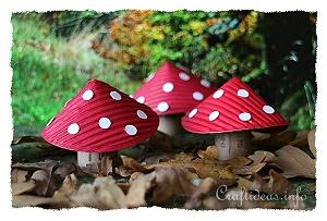 Toadstool Craft for Kids 