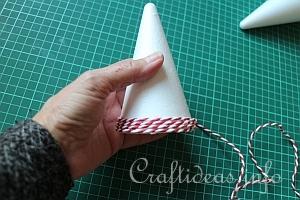 Tutorial - Candy Striped Cone Tree 2