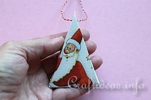 Upcycled Greeting Card Ornament Tutorial 11
