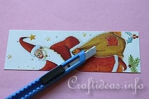 Upcycled Greeting Card Ornament Tutorial 4