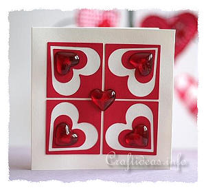 Valentine's Day Card - Elegant Hearts 