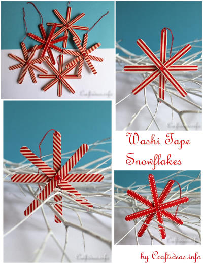 Washi Tape Snowflakes 1