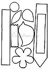 Wood Craft Pattern - Fence with Bird and Flowers 