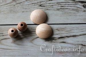 Wooden Beads and Round Discs