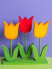 Wooden Tulips