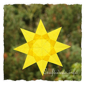 Yellow Transparent Star