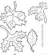 Craft Pattern - Fall Leaves 